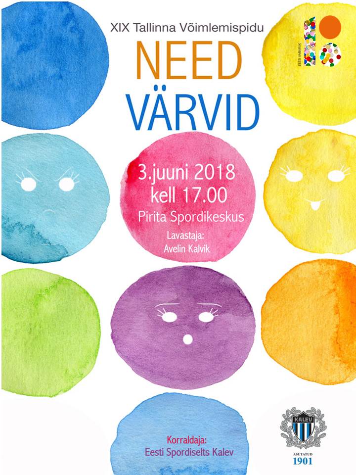 Rõõmutareke võimlemispeol “Need värvid”